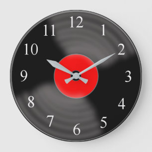 Classic Vinyl Record Wall Clock