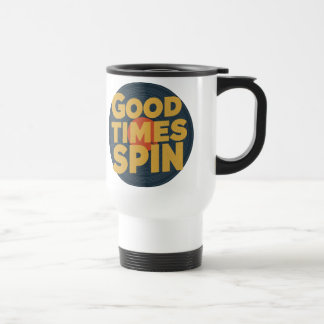 Classic Vinyl Vibes | Retro Music Lover Design Travel Mug