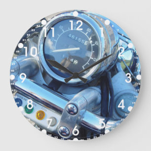 Classic Virago Motorcycle Dash Large Round Clock