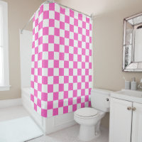 Classic visual pink chequerboard