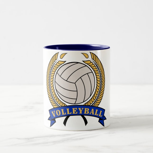 Classic Volleyball design mugs (Center)
