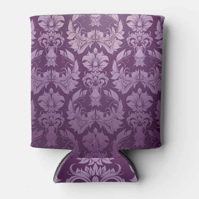 Classic Wallpaper: Seamless Vintage Design Can Cooler (Front)