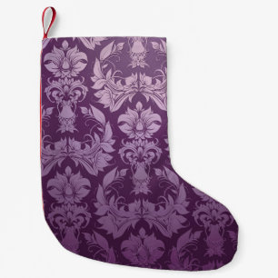 Classic Wallpaper: Seamless Vintage Design Small Christmas Stocking