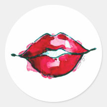 Classic Watercolor lips