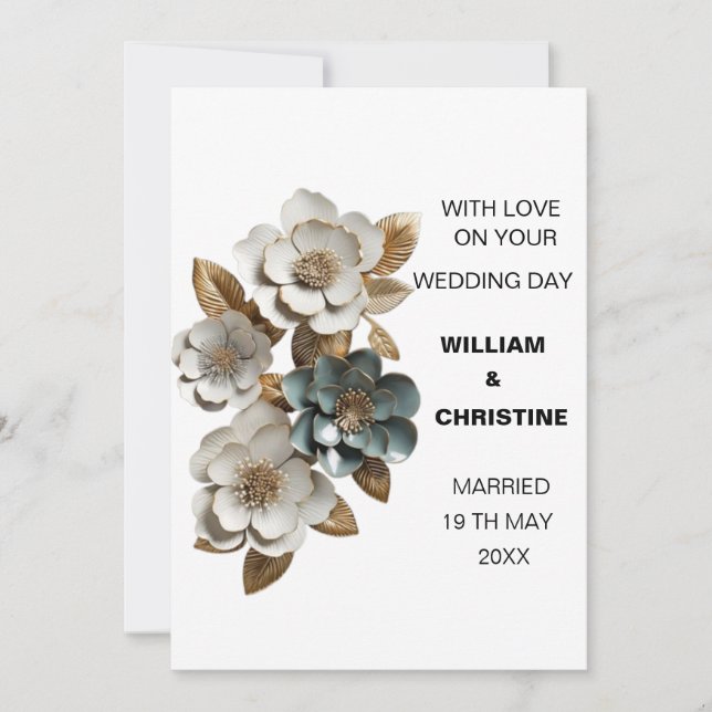 CLASSIC WEDDING CARD (Front)