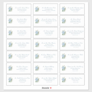 Classic Wedding Guest Address Labels