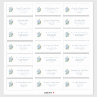 Classic Wedding Guest Address Labels