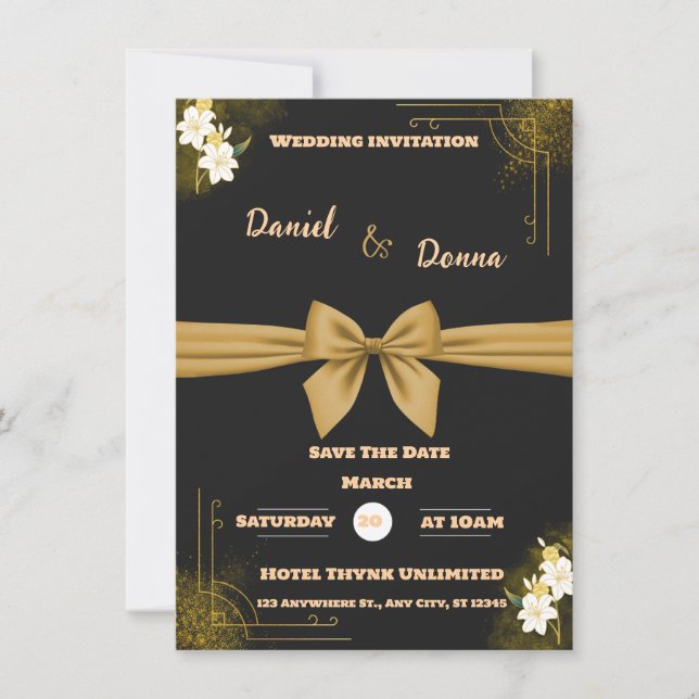 CLASSIC WEDDING INVITATION (Front)