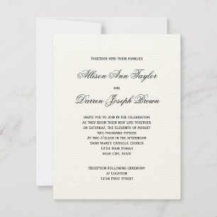Classic Wedding Invitations