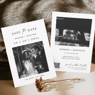 Classic Wedding Save the Date Invitation