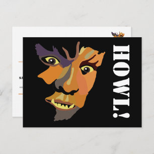 Classic Werewolf, Halloween Party Invitation