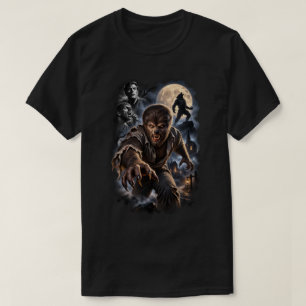 Classic Werewolf Vintage Horror Monster T-Shirt