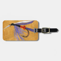Classic Wet Fly "Freight Train" Luggage Tag