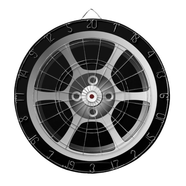 Classic Wheels Dartboard (Front)