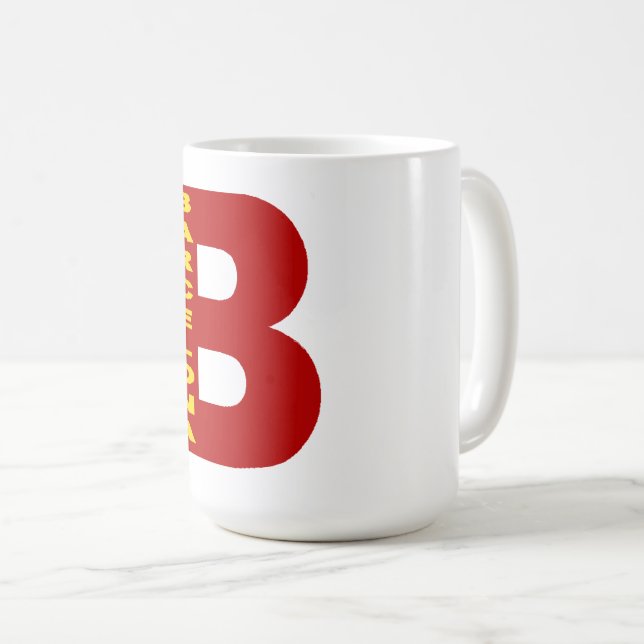 Classic white BARCELONA mug (Front Right)