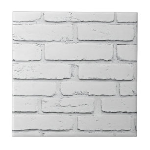 Classic White Brick Pattern Tile