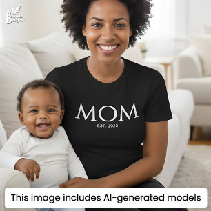 Classic White Caps Mum Established T-Shirt