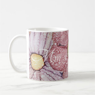 Classic white coffee mug "Flowers Ink 4"