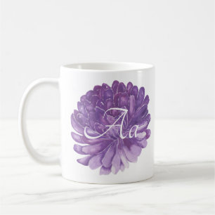 Classic white coffee mug "Lavender Flower"