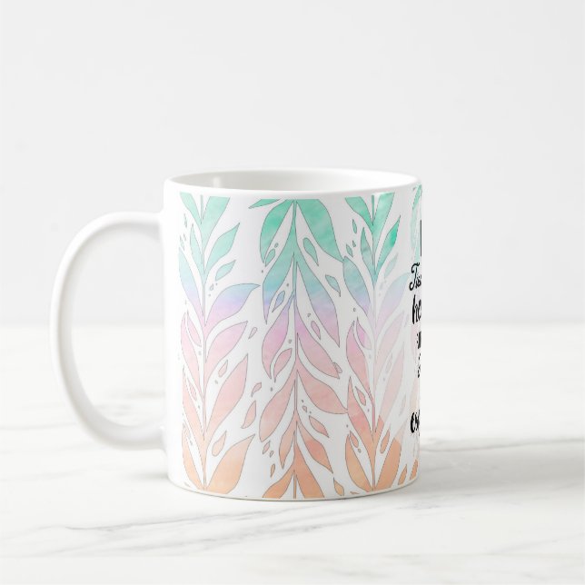 Classic White Mug Minimalist Design (Left)