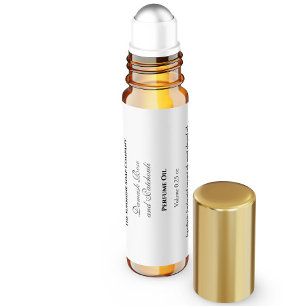 Classic White Perfume Roller Bottle label