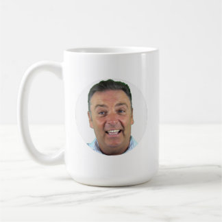 Classic White Photo Mug - Round Frame Custom Mug
