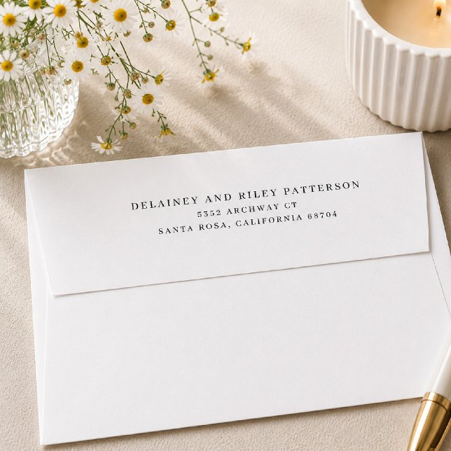 Classic White Return Address Envelope (Creator Uploaded)