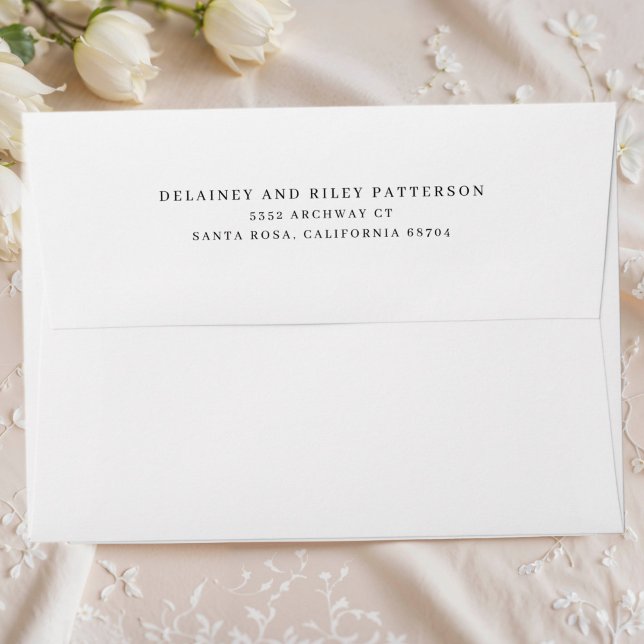 Classic White Return Address Envelope (Creator Uploaded)