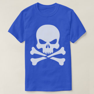 Classic White Skull and Crossbones T-Shirt