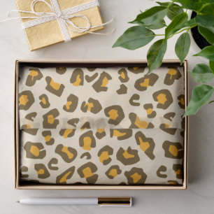 Classic Wild Leopard Print Pattern Tissue Paper