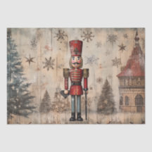 Classic with a Twist: Edgy Nutcracker Tissue Paper