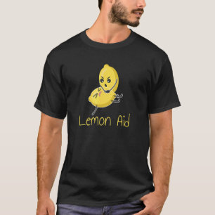 Classic Witty Pun Lemon Aid Vitamin C Lemon Citru T-Shirt