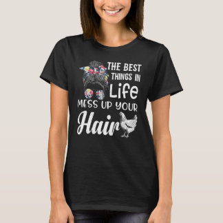 Classic Witty Pun Poultry Chicken Farming Lifesty T-Shirt