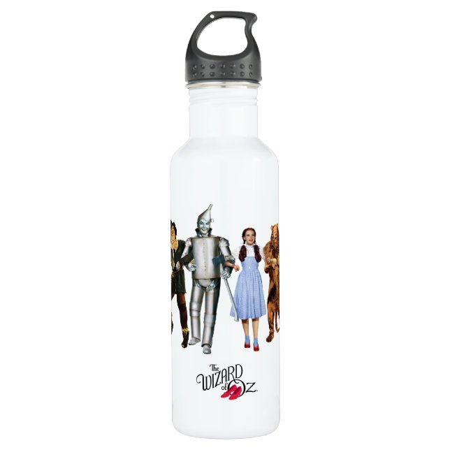 Classic Wizard of Oz Characters 710 Ml Water Bottle (Front)