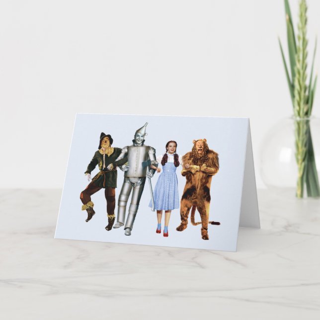 Classic Wizard of Oz Characters Card (Front)