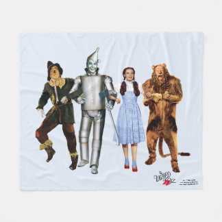 Classic Wizard of Oz Characters Fleece Blanket