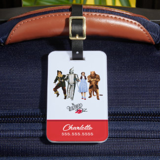 Classic Wizard of Oz Characters Luggage Tag