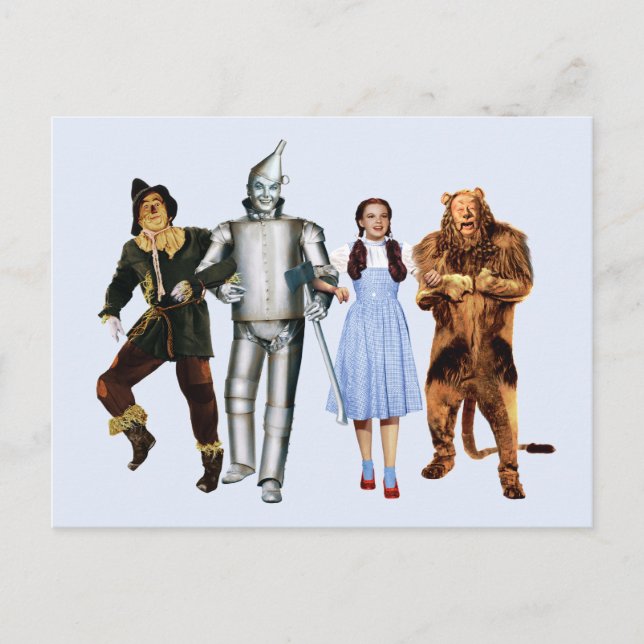 Classic Wizard of Oz Characters Postcard (Front)