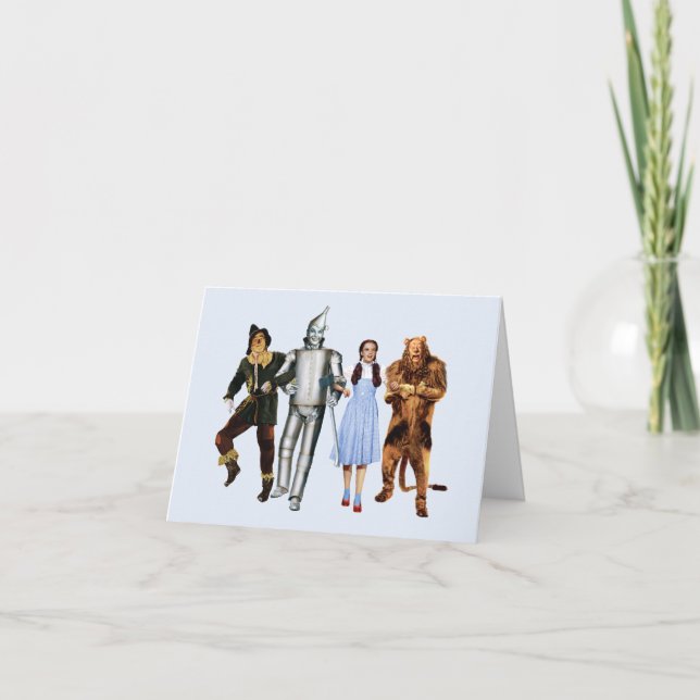 Classic Wizard of Oz Characters Thank You Card (Front)