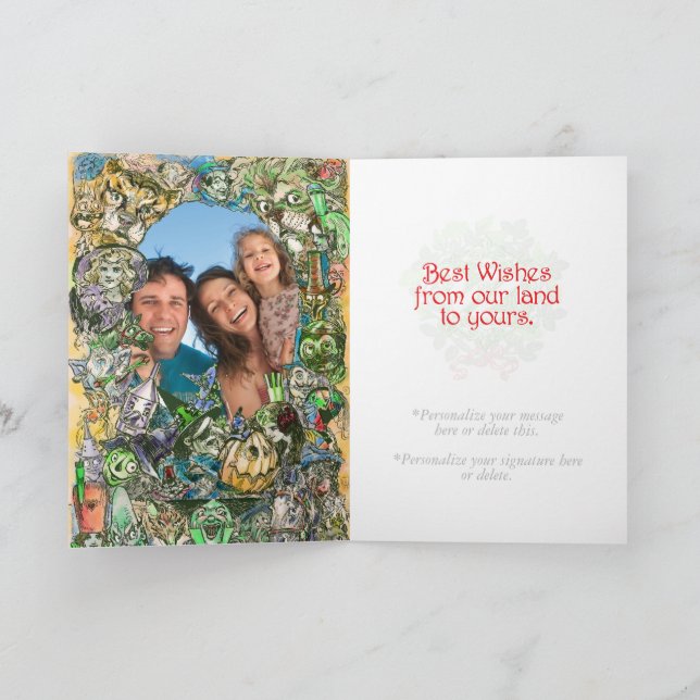CLASSIC WIZARD OF OZ CHRISTMAS CARD - PERSONALIZE! (Inside)