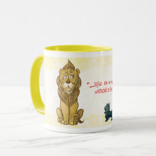 Classic Wizard of Oz Courage mug