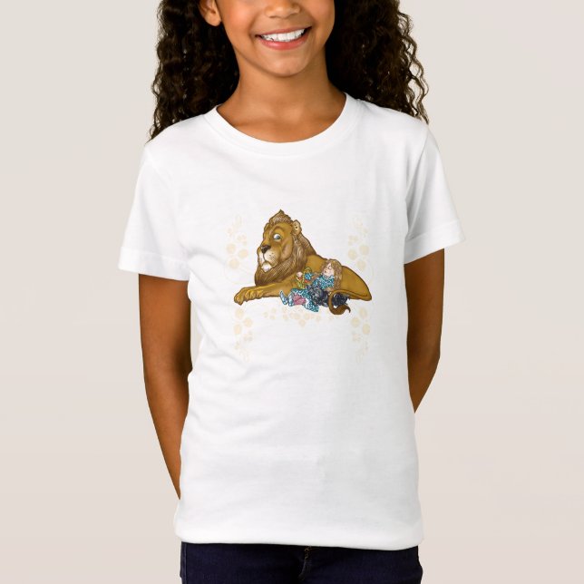 Classic Wizard of Oz - Dorothy and Lion tee (Front)