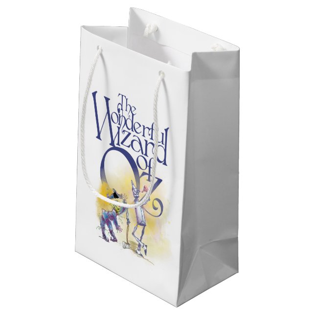 CLASSIC WIZARD OF OZ GIFT BAG w/ Nick & Scarecrow (Back Angled)