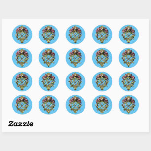 Classic Wizard of Oz Royalty Sticker! Round Sticker