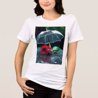 "Classic Women's Fitted Crew Neck T-Shirt" Tri-Blend Shirt