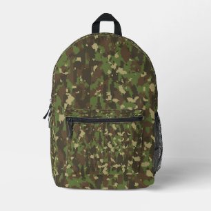 Classic Woodland Digital Camouflage Printed Backpack