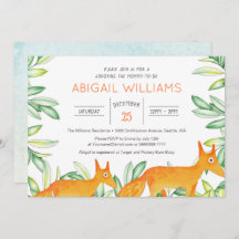 Classic Woodland Fox Baby Shower