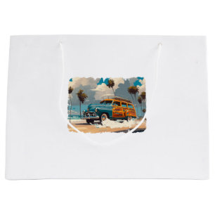 Classic Woody Wagon Large Gift Bag