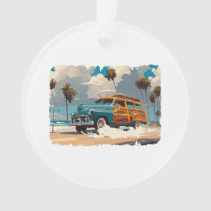 Classic Woody Wagon Ornament