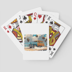 Classic Woody Wagon Playing Cards